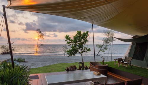Superior Tent, Bathtub, Ocean View
