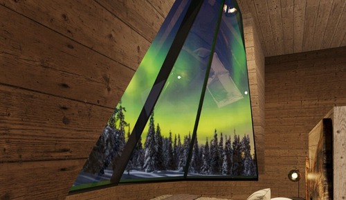 Romantic Chalet, Kitchen, Partial Lake View