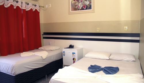 Quarto Triplo com varanda