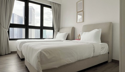 Two bedroom double bath king bed twin bed Suite