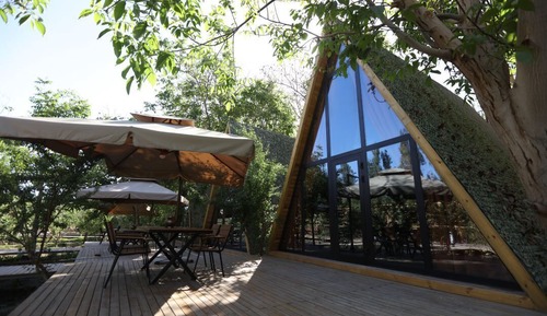 Family Chalet, Patio, Courtyard View
