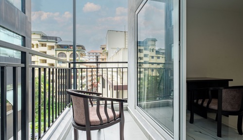 Deluxe Double Room, 1 Double Bed, Balcony, City View
