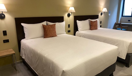 Classic Twin Room, 2 Double Beds, City View