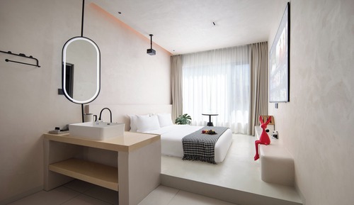 Basic Double Room, Courtyard View