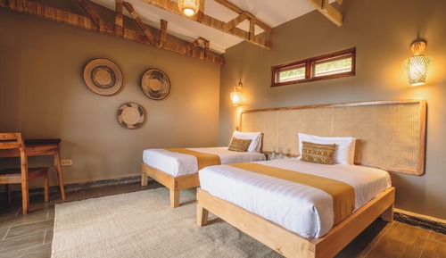 Twin Room, Private Bathroom, Mountain View