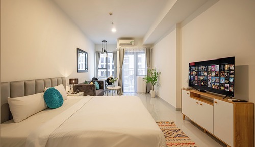 Deluxe Apartment, 1 Bedroom, Balcony, City View