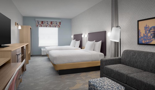 Studio, 2 Queen Beds, Accessible (Hearing)