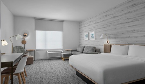 Studio, 1 King Bed with Sofa bed