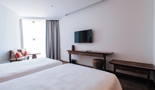 Executive Twin Room, 1 Bedroom, Pool View, Sea Facing