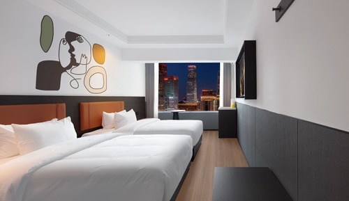 Basic Twin Room, City View