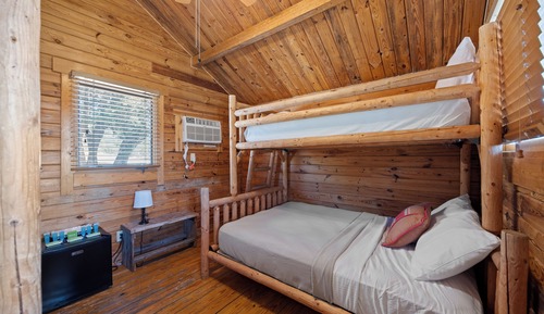 Basic Cabin, Multiple Beds, Mountain View