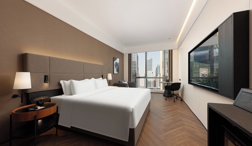 Executive Double Room, 1 King Bed, Private Bathroom, City View
