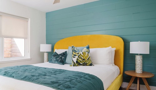 Family Apartment, 1 King Bed with Sofa bed, Kitchen, Courtyard View