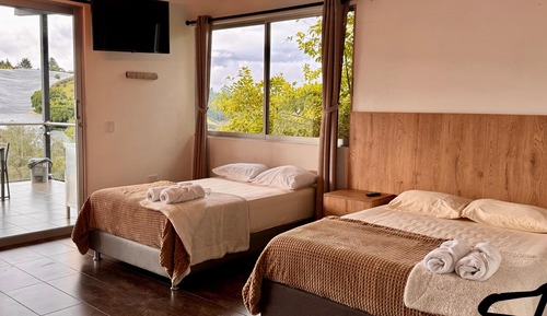 Comfort Room, Balcony, Mountain View