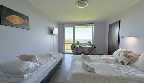 Basic Triple Room, Balcony, Bay View