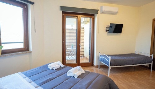 Comfort Triple Room, Balcony, Sea View