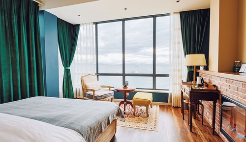 Superior Double Room, Private Bathroom, Sea View