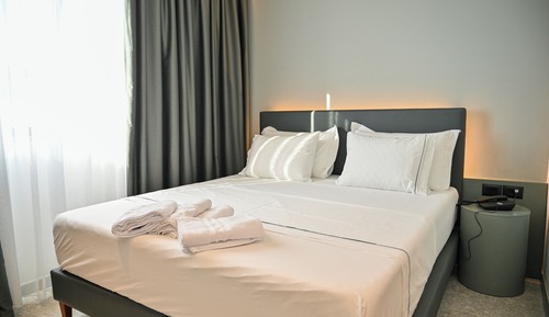 Economy Double Room, Partial Sea View