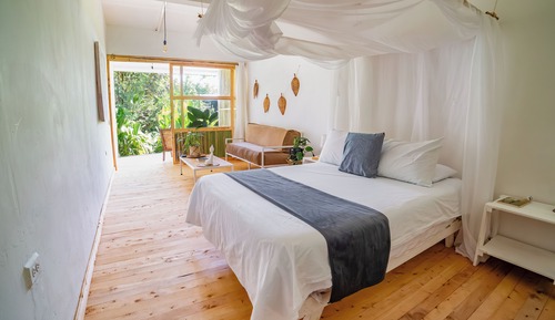 Double Room, Balcony, Garden View