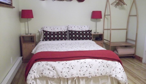 Standard Room, 1 Double Bed, Private Bathroom, Basement (Cerise)