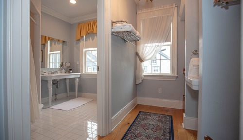 King Bed Suite #3, Third Floor, Generous walk in Shower