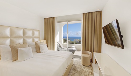 Penthouse Suite Fendi uso individual terraza, vistas al mar
