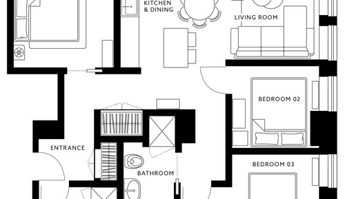 Standard Apartment, 2 Bedrooms, Non Smoking