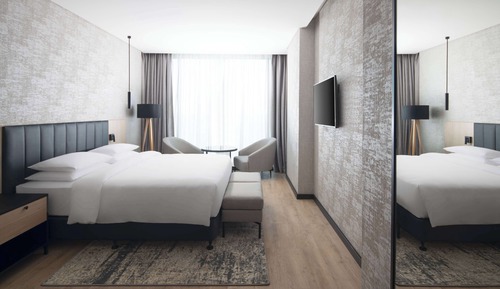 Family Room, City View (Connected Apt)