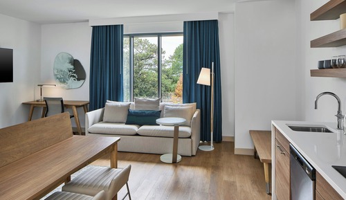 Studio, 1 King Bed with Sofa bed (Hearing Accessible)