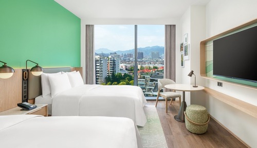 Superior Room, 2 Double Beds, Non Smoking, Mountain View