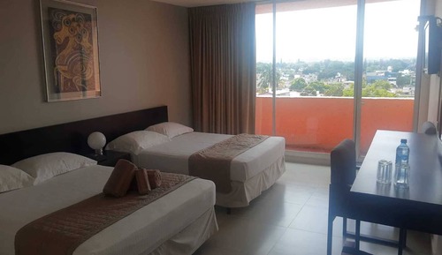 Deluxe Double Room, Balcony, City View
