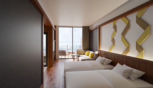 City Twin Room, Non Smoking, Harbor View
