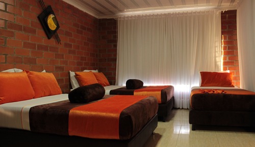 Classic Quadruple Room, Balcony, Garden View