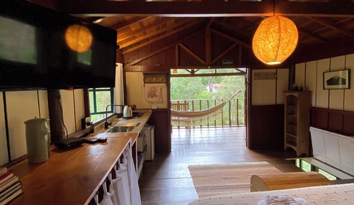 Panoramic Chalet, 1 King Bed, Kitchen, Poolside