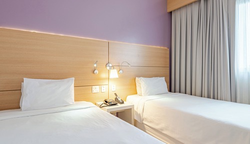 Superior Apartment, 2 Twin Beds, City View