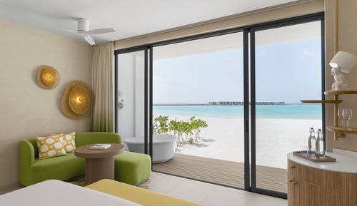 Room, 1 King Bed, Beachfront (open-air bath)