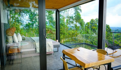 Comfort Cabin, 1 Bedroom, Hot Tub, Mountain View