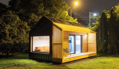 Design Mobile Home, Patio, Garden View