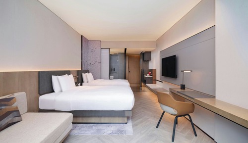 Room, 2 Double Beds, Non Smoking, City View