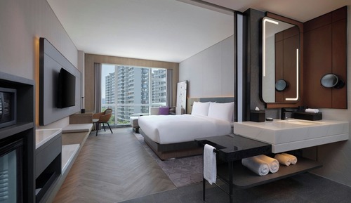 Business Room, 1 King Bed, City View