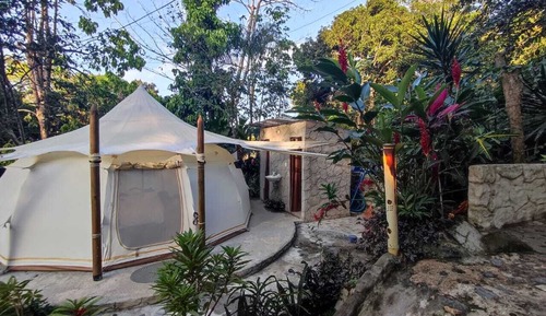 Traditional Tent, Pool View
