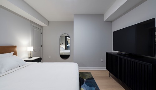 Deluxe Suite, 1 Queen Bed with Sofa bed, Mobility Accessible