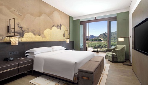 Room, 1 King Bed, Smoking, Mountain View