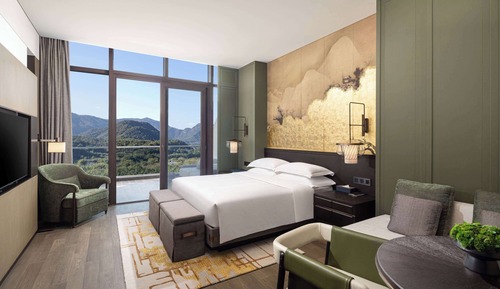 Room, 1 King Bed, Non Smoking, Mountain View