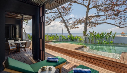 Beach Front Luxury Two Bedroom Private Pool Villa