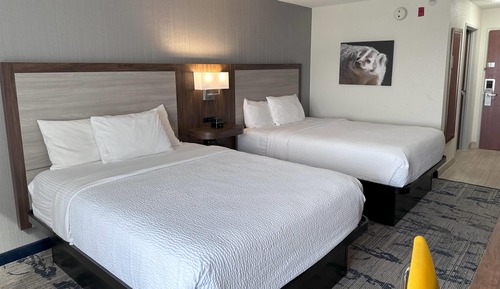 Room, 2 Double Beds, Accessible, Non Smoking (Mobility/Hearing,grab bars,vis alarm)