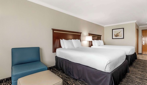 Standard Room, 2 Queen Beds, Non Smoking, Refrigerator & Microwave