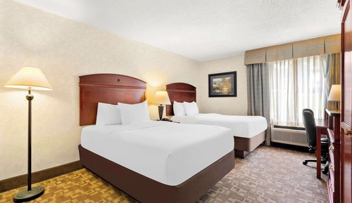 Room, 2 Double Beds, Accessible, Non Smoking (Roll-In Shower)