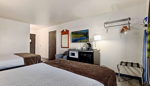 Standard Room, 2 Queen Beds, Non Smoking, Refrigerator & Microwave