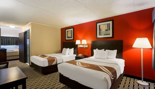 Room, 2 Double Beds, Accessible, Non Smoking (Roll-In Shower)
